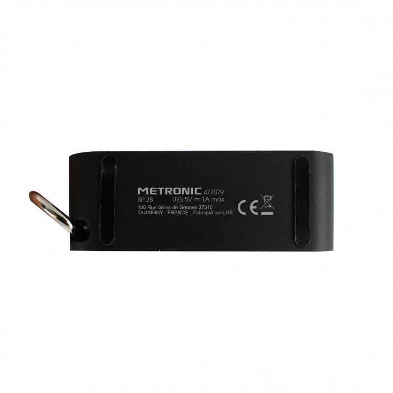 Metronic 477079 - Enceinte portable Xtra Charge bluetooth 6 W avec support  de recharge sans fil - Enceinte Bluetooth - LDLC