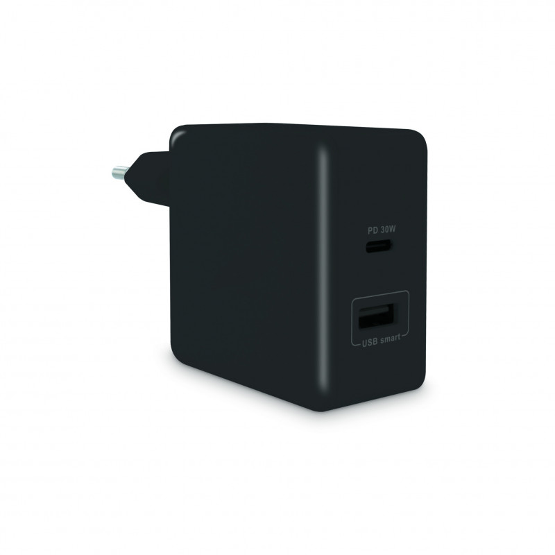 Chargeur secteur USB-A et USB-C 30 W avec Quick Charge et Power
