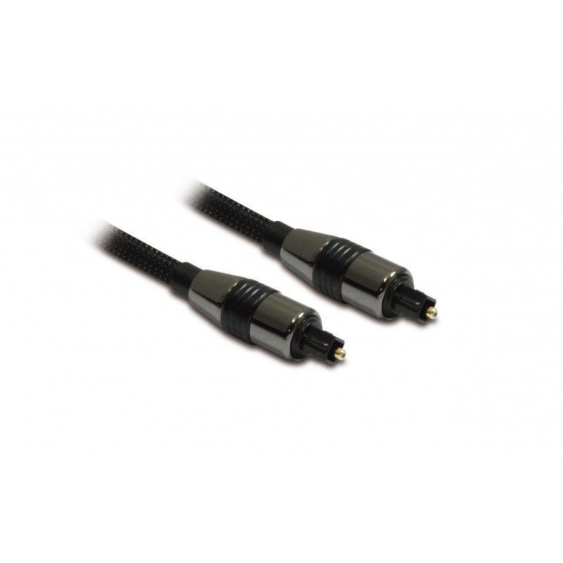 Audiophonics - LUDIC AESIR Câble Optique Toslink Fibre de Verre 1m