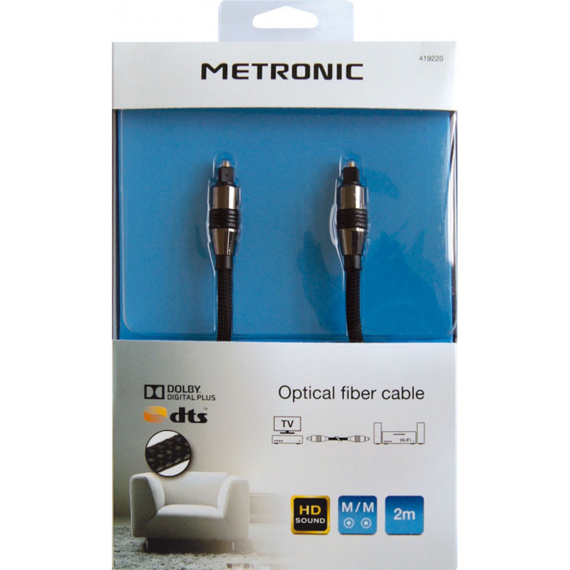 410 Câble audio fibre optique mâle / mâle 1.20 m