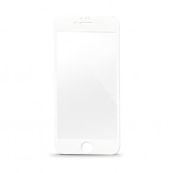 Verre trempé 3D pour iPhone 7/8/SE 2020 - contour blanc