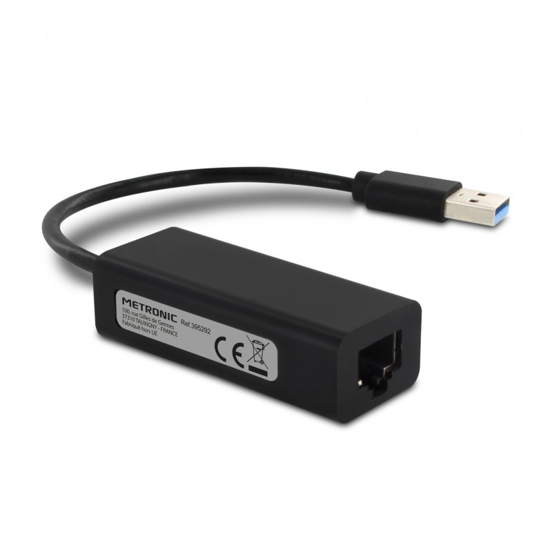 Adaptateur USB vers RJ45 Adaptateur USB 2.0 femelle vers Ethernet RJ45  mâle-6_Regisi - Cdiscount Informatique