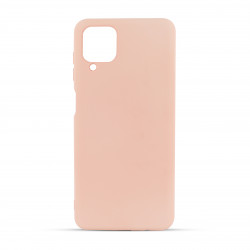 Coque souple  pour Samsung A12 - rose pâle