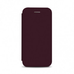 Etui folio Soft Touch pour Samsung A03 - bordeaux