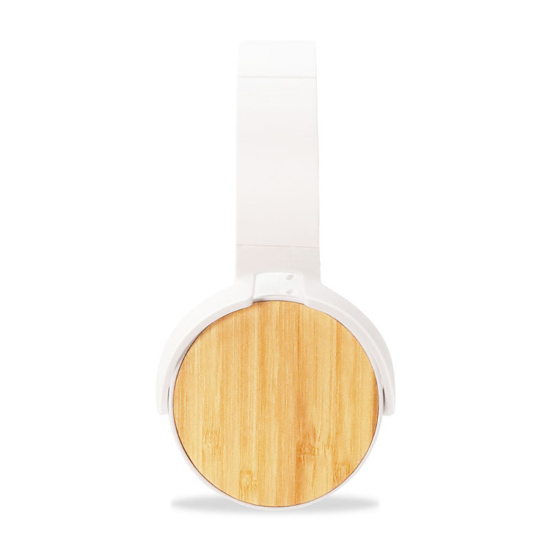 Casque audio personnalisable sans fil pliable en bambou, Casques et  écouteurs