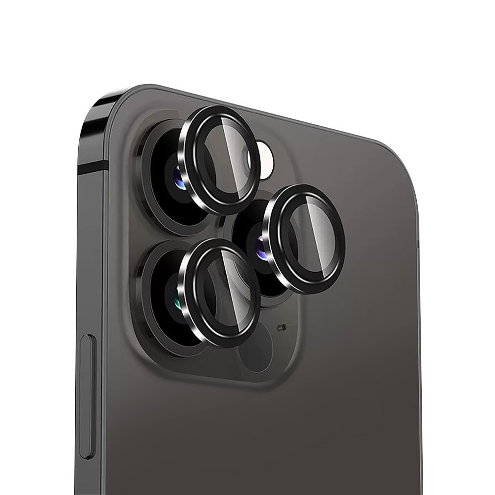 Protecteur d'Objectif iPhone 15 Pro/15 Pro Max Hofi Alucam Pro+ - Noir