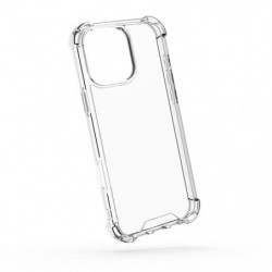 Coque semi-rigide renforcée pour iPhone 16 Pro Max - transparente