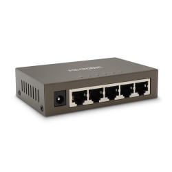 Switch RJ 45 5 ports - Gigabit Ethernet - noir