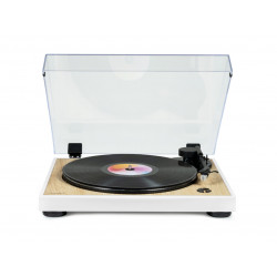 Platine Tourne Disque Design Blanc Bois – TT301