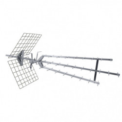 Antenne d'extérieur UHF amplifiée 43 dB